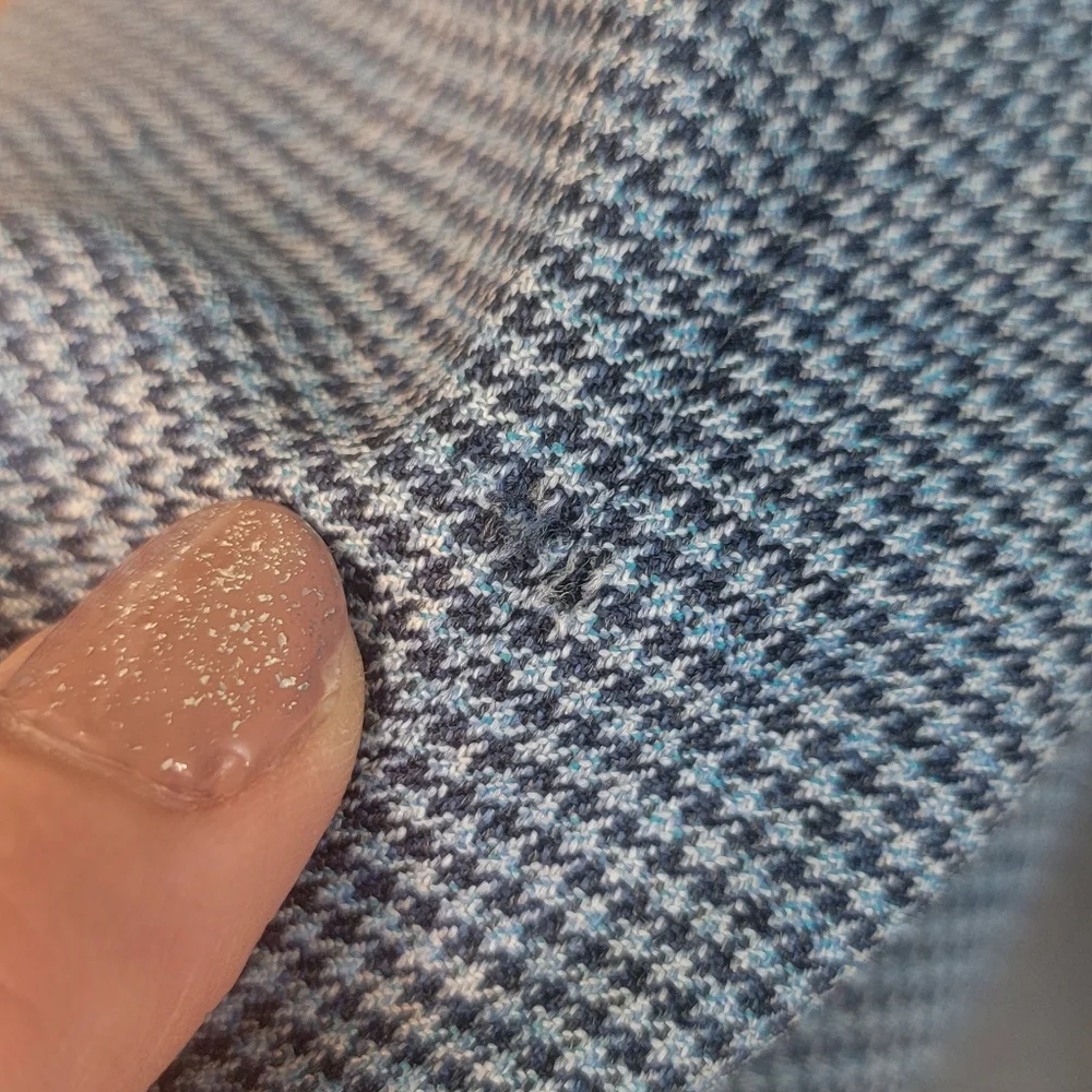 Ermenegildo Zegna‎ Trofeo Blue Wool Houndstooth Sport Blazer Size 56R